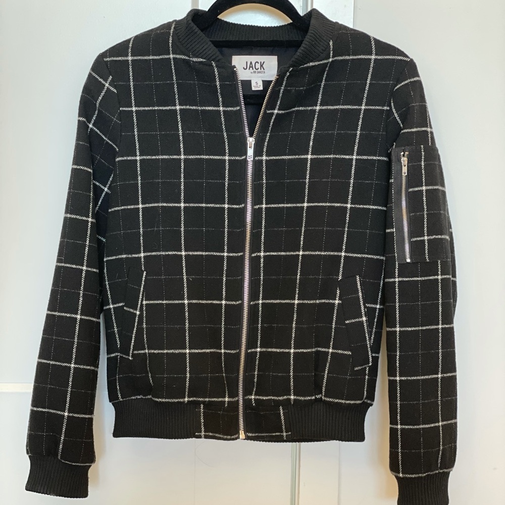 Black Bomber Jacket